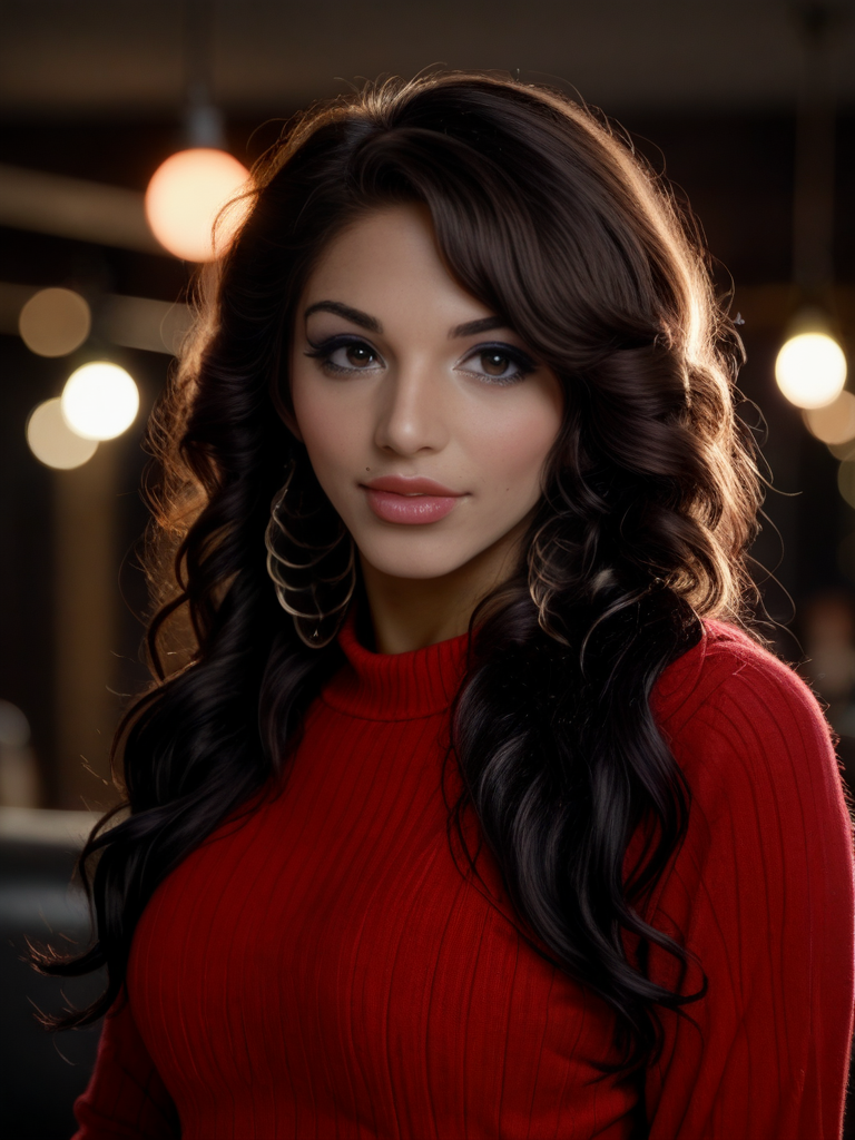 score_9, score_8_up, score_7_up, Jan3M4rie, Jane Marie,  <lora:Jan3M4rie-pony:1>
 1girl, makeup, big lips, long hair, bobbed hair, red sweater portrait, solo, looking at viewer, bokeh, focus, film, velvia, artistic, best quality, photograph, focus
