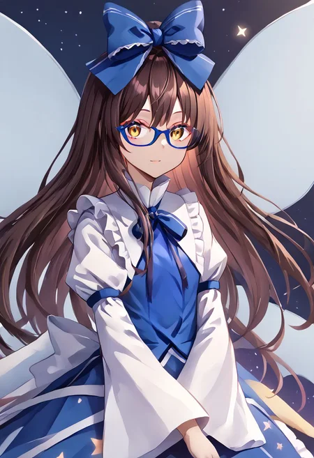 1girl, star, star_sapphire, bespectacled, glasses,
masterpiece, best quality, very aesthetic, absurdres,