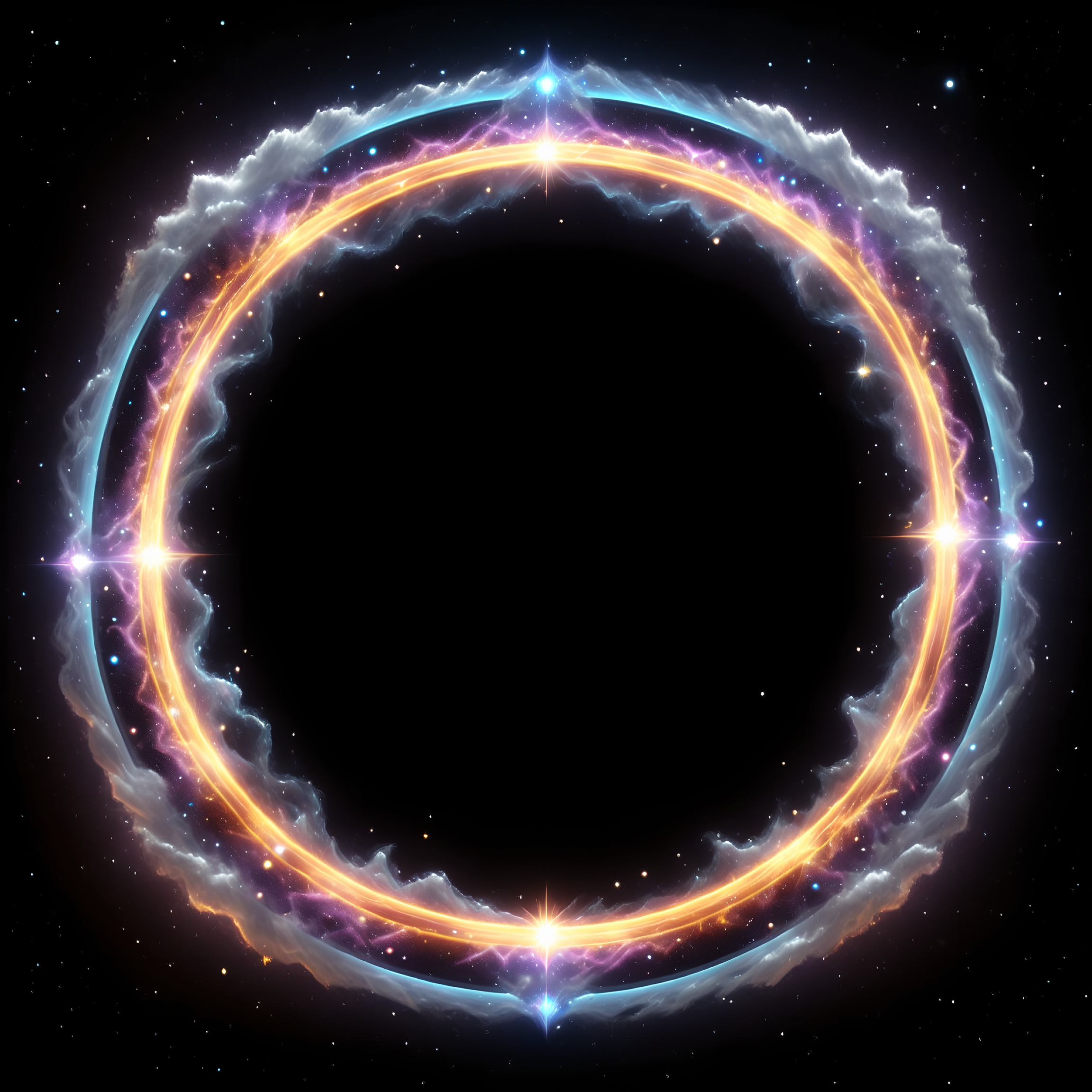 <lora:Token_Rings:1>, tokenframe,black background,(game circle border design:0.8), cosmo magic,beautiful,masterpeace, high detail, 4k, cosmic energy, cosmic clouds,  <lora:Cosmic_Nebula_Style:1>