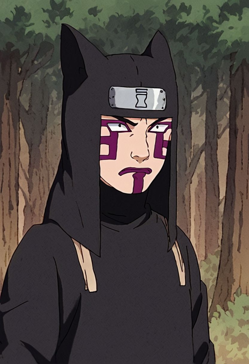 Score_9, score_8_up, score_7_up, source_anime, rating_safe, (Xkankurox,X2makeup2x:1.0),( portrait:1.0),masterpiece,award-winning, highly quality ,forest background