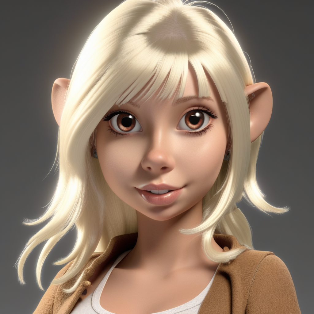 professional 3d model  szninkiel Gwel girl <lora:szninkiel:1> . octane render, highly detailed, volumetric, dramatic lighting