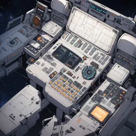 no characters, space ship, control panels, buttons