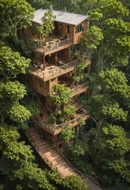 (A treehouse on the coast hangs over the cliff:1.4),
(First-person perspective, emphasizing depth of field, rich light and shadow,
Master architectural style, modern design, fashion design, future design:1.3),
(Large Files, Ultra Realistic, 4k, 8K, 16k, FHD, HD, VFX, Perfect, Photography, composition, Architecture Sales Photography, Architecture Competition, Ultra High Resolution, Cinematography, High Resolution Image:1.2),
(building|door|window|stairs|balcony|wall|brick|eaves_details,
Street|Landscape|Foliage|Pedestrian|Vehicle_Details,
metal|glass|wood|stone|cement|brick|textile_texture:0.5),
great lighting, clear, Architecture sketch, treehouse, stacked
