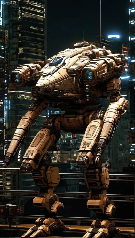 (battletech:1.2), mecha robot, mecha armor, full armor,glowing blue eyes, city, (full body:1.2),clenched hand, mechanical parts, robot joints,(huge shield:1.2),best quality, masterpiece, highly detailed, ultra-detailed,(battle-ready:1.2),(powerful stance:1.3),(Detailed eye description:1.2),(huge mechanical weapon:1.3),(detailed armor description:1.2),(detailed shield description:1.2),(detailed weapon description:1.2),(huge mechanical gun:1.2),(holding gun and weapon :1.3) <lora:srdxl_v07ux2:0.8>