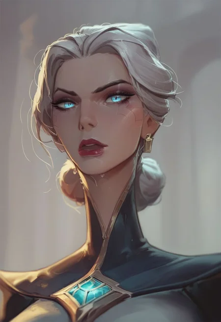 score_9, score_8_up, score_7_up, score_6_up, score_5_up, score_4_up, ,(8k uhd, masterpiece, best quality, high quality, absurdres, ultra-detailed), Camille, League of Legends, FEMALE, WOMAN