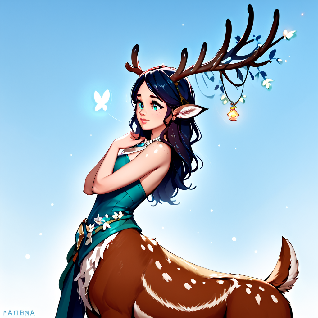 score_9, score_8_up, score_7_up, score_6_up, score_5_up, score_4_up, source_anime,  Centaur, deer, 1girl, cute, deer antlers, score_9, score_8_up, score_7_up, score_6_up, score_5_up, score_4_up, source_anime, Centaur, deer, 1girl, cute, deer antlers, full color, intricate, elegant, highly detailed, atmosphere, glowing, vivid, cinematic, light, crisp