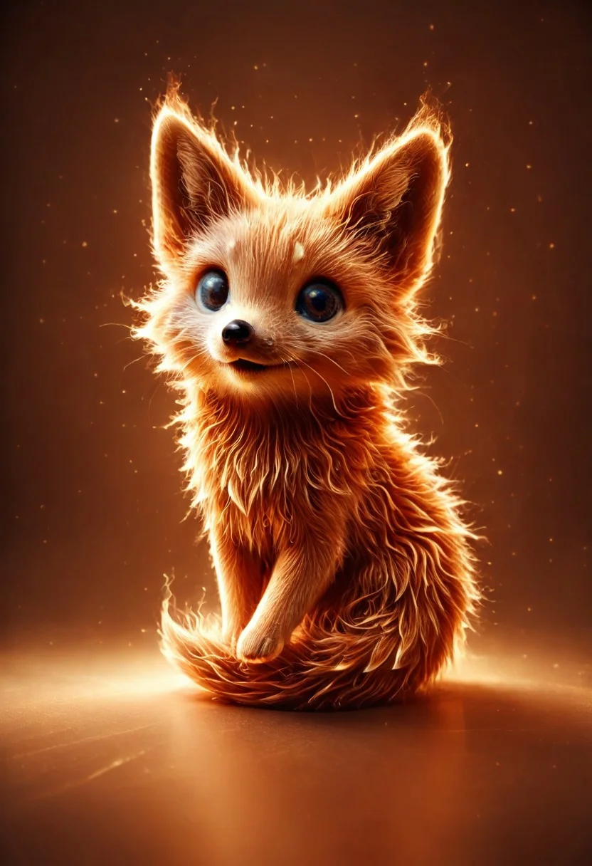 score_9, score_8_up, score_7_up, masterpiece, highly detailed, cute chibi fox, big eyes, Vector art, Vivid colors, Clean lines, Sharp edges, Minimalist, Precise geometry, Simplistic, Smooth curves, Bold outlines, Crisp shapes, Flat colors, Illustration art piece, High contrast shadows, Technical illustration, Graphic design, Vector graphics, High contrast, Precision artwork, Linear compositions, Scalable artwork, Digital art