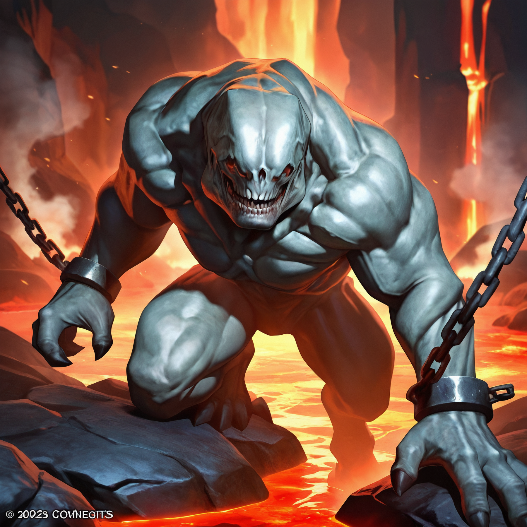 hellknight, masterpiece,best quality,amazing quality, monster,