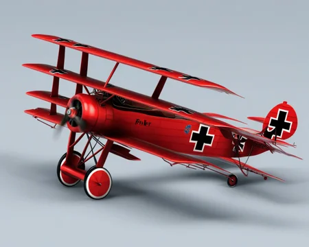 Fokker_Dr.I <lora:Mini list aircraft sdxl V1:1>