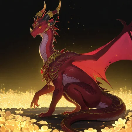 masterpiece,amazing quality,best quality,ultra-detailed,8K,illustration,CG, ultra-detailed-eyes, detailed background,ruby forest,
masterpiece, best quality, good quality, very awa, newest, highres, absurdres,
glowing,
BREAK
masterpiece, best quality, good quality, newest, highres, absurdres, volumetric lighting,gradient color, uncensored,
BREAK
raytracing, volumetric lighting, ambient occlusion, girl, background, masterpiece, best quality, very awa, absurdres,
BREAK
ambient occlusion, raytracing, soft lighting, blum effect, masterpiece, absolutely eye-catching, particles, glow, shining, intricate cinematic background,
BREAK
1girl,WoW Alexstrasza,feral,dragon, wings,tail, scalie, scales,red eyes, cubby body,dragon horns,yellow eyes,jewelery,