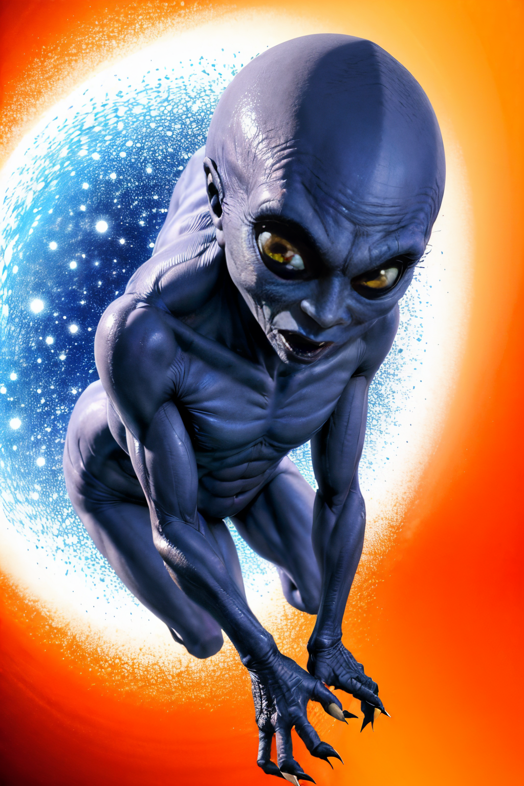 (Realisitc:1.5) alien woman monster <lora:EdobAlienMonsterFemale_v1.0:0.8>
