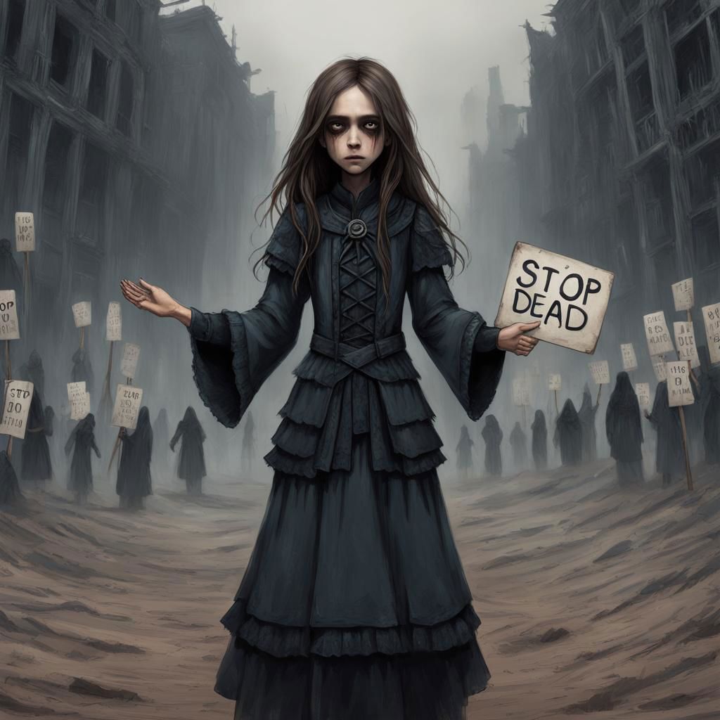 (((Ultra detailed, Megapixel)))
1girl, (((holding out a sign with number "STOP*DEAD*URL"))), by charlie bowater and dan mumford and trevor Brown, hands, terror, gloomy, dark, blank face, no face, wasteland background, no mouth, no eyes, long hair