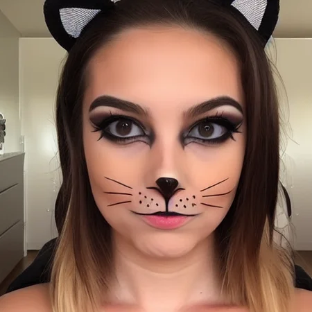 kittymakeup, 1girl, sorority girl, beautiful, sexy