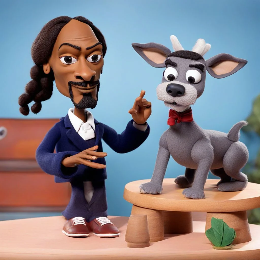 Snoop Dogg ClaymationX <lora:SDXL-ClaymationX-Lora-000002:0.8>