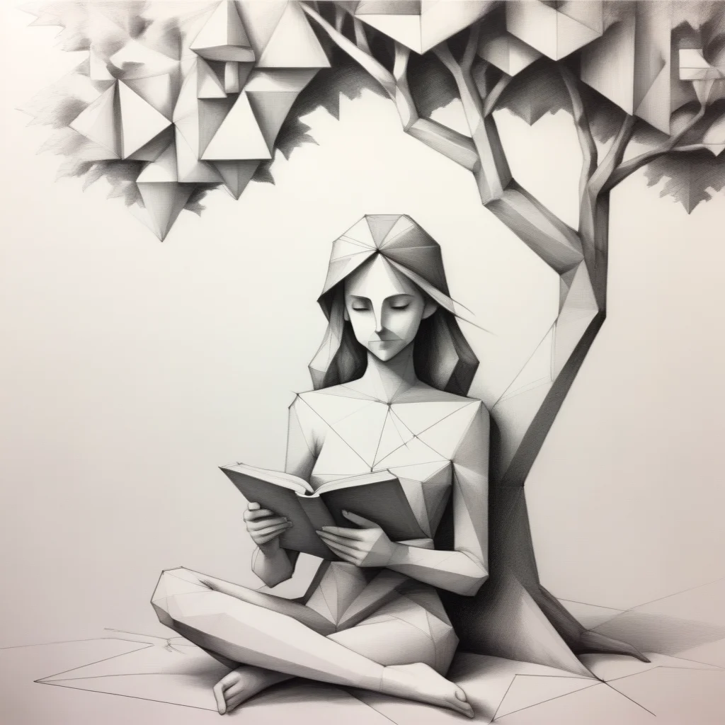 gformix geometric sketch girl with a book under the tree
 <lora:gformix:0.8>
