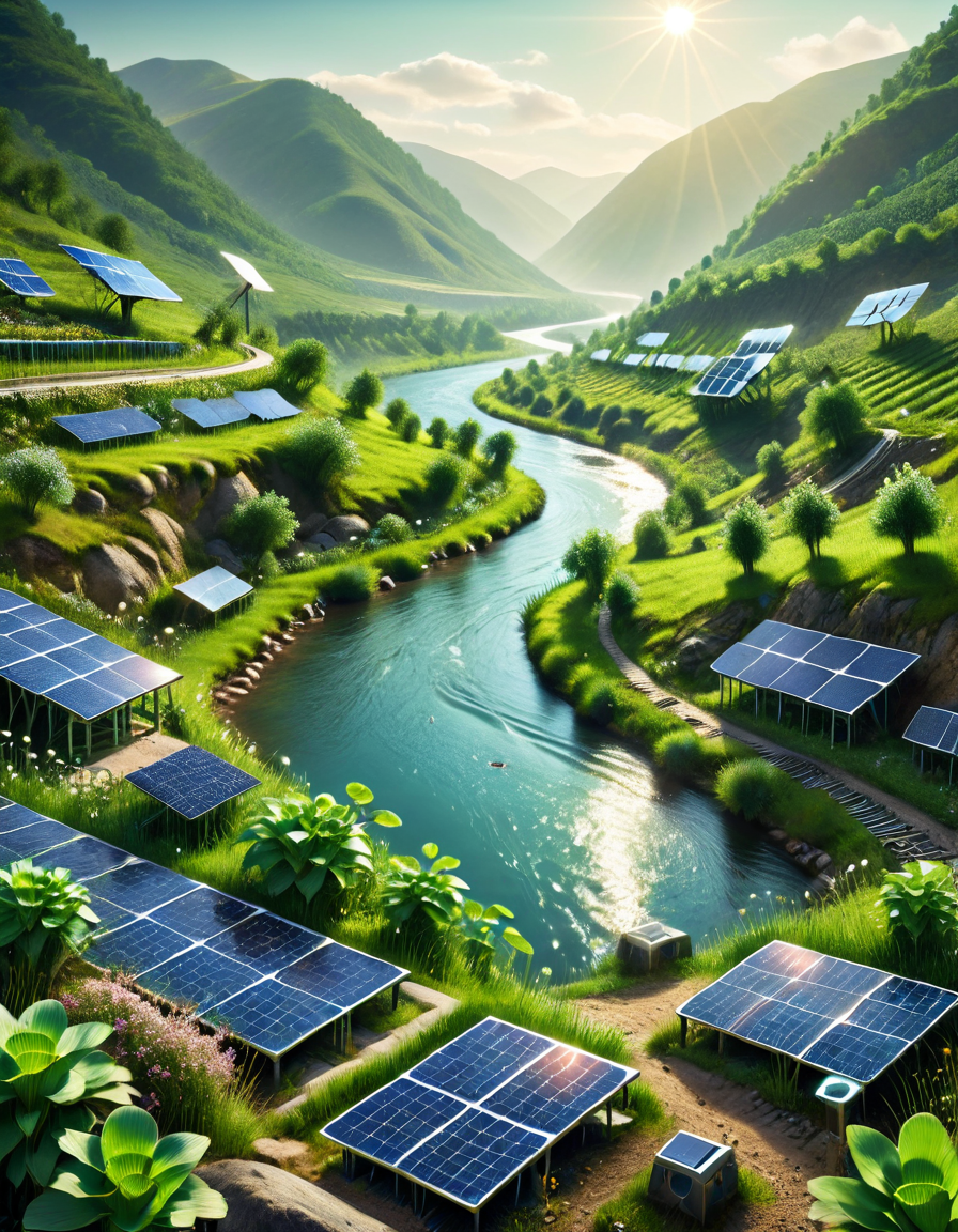 cinematic still mechplantslora, landscape, valley, river, biotech, 1man, solar panels . emotional, harmonious, vignette, 4k epic detailed, shot on kodak, 35mm photo, sharp focus, high budget, cinemascope, moody, epic, gorgeous, film grain, grainy, mechplantslora, landscape, valley, river, biotech, 1man, solar panels,Cinematic Lighting, Dramatic lighting, high contrast, detailed shadows, high-resolution, photograph mechplantslora, landscape, valley, river, biotech, 1man, solar panels, 50mm . cinematic 4k epic detailed 4k epic detailed photograph shot on kodak detailed cinematic hbo dark moody, 35mm photo, grainy, vignette, vintage, Kodachrome, Lomography, stained, highly detailed, found footage, mechplantslora, landscape, valley, river, biotech, 1man, solar panels, detailed, highly intricate, cinematic, beautiful, sharp focus, ambient light, bright, vivid color, aesthetic, winning new classic, designed, modern, coherent, romantic, elegant, epic, symmetry, perfect, crisp, artistic, background, colors, futuristic, magic