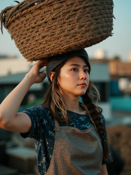 There are wonderful studio lights and various reflections,
18yo beautiful cute girl with blushing and female orgasm.skin naturally showing the texture of blood vessels and detailed pale skin,
--,
<lora:Masami_Nagasawa_f1:1>,she is Masami Nagasawa, --,A fishmonger's daughter balances baskets on her head in Busan harbor dawn. Her rubber apron glistens with scales forming constellation patterns braided hair coiled with bioluminescent seaweed. Ice mist rises from crates to frame her flushed cheeks while fish gills pulse in rhythm with her breathing. Hyper-realistic textures: calloused hands vs silk-thin fish membranes rusted hooks casting lace-like shadows on her neck. The magic hides in the synchronized sway of every creature's movement with her hips.