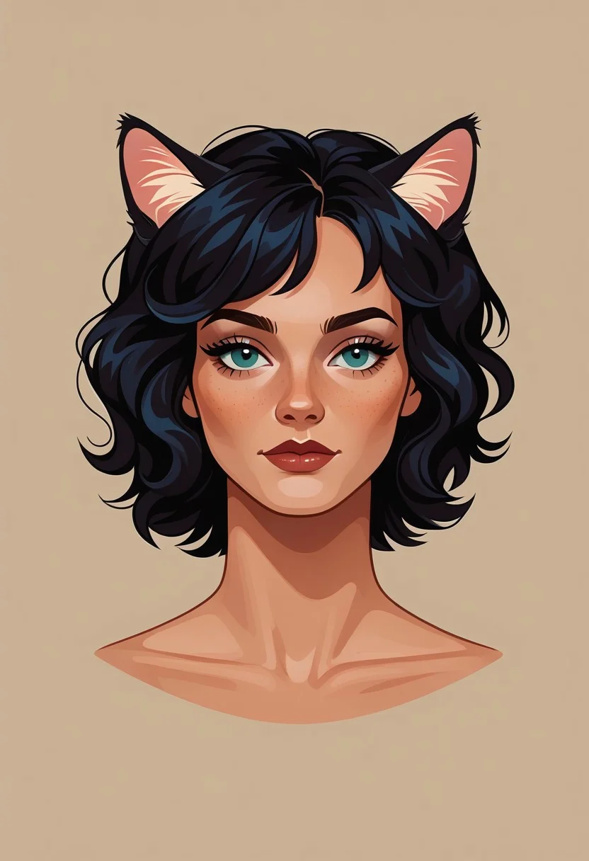score_9, score_8_up, score_7_up, vector art, cel shading, cel shaded, mpzthzz, cat girl,
beige background, easynegative, memphis corporate design, flat art, flat coloring, simple, vector art, corporate art, cel shading, cel shaded,