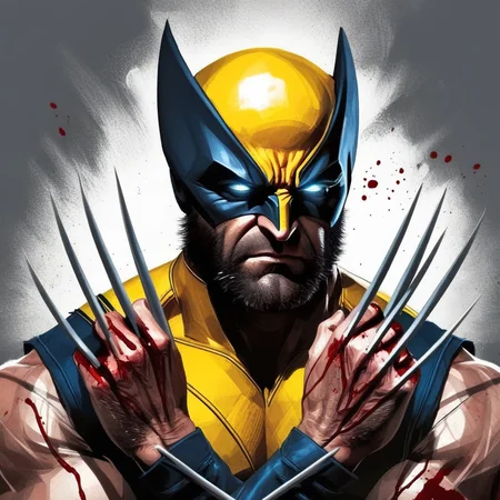 concept art of <lora:comic book magazine:1> from a comic book magazine style
wolverine Logan a man with a wolverine hands and a bloody face comic book magazine style, digital artwork, illustrative, painterly, matte painting, highly detailed