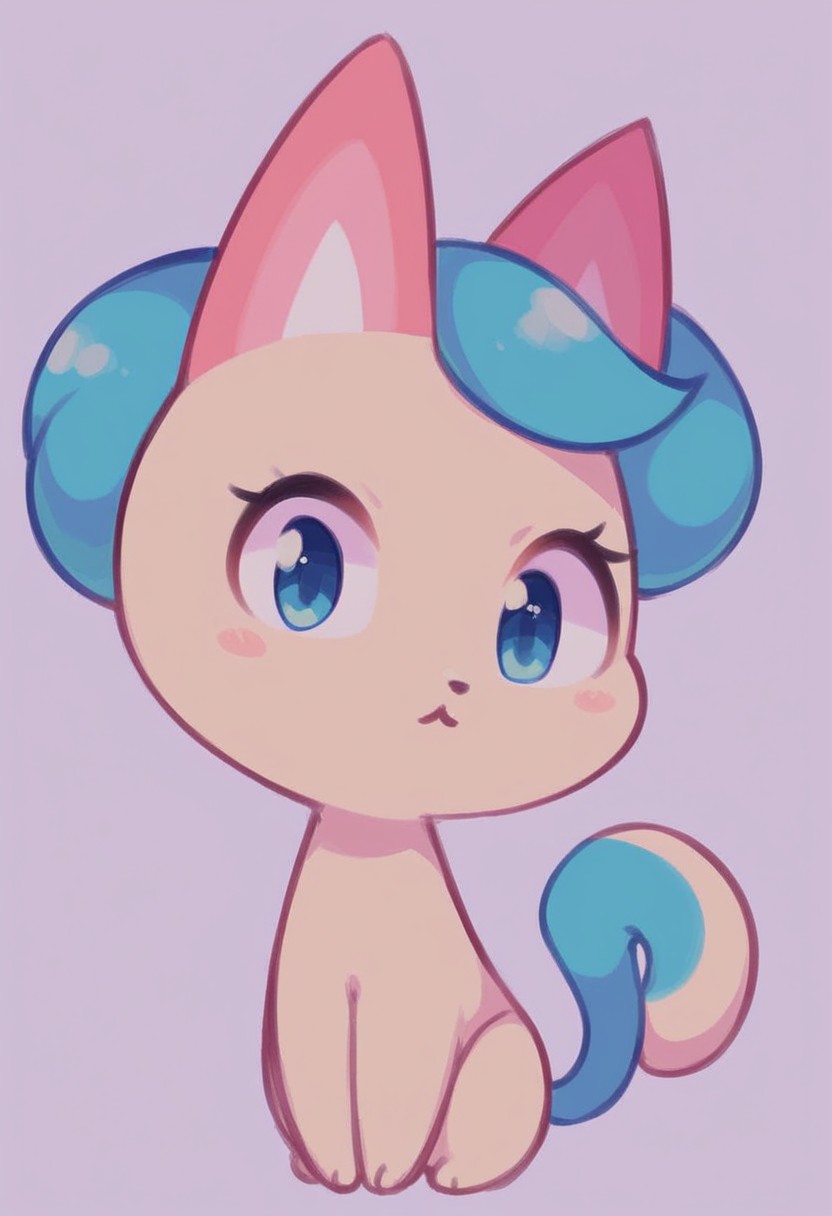a small cute cat