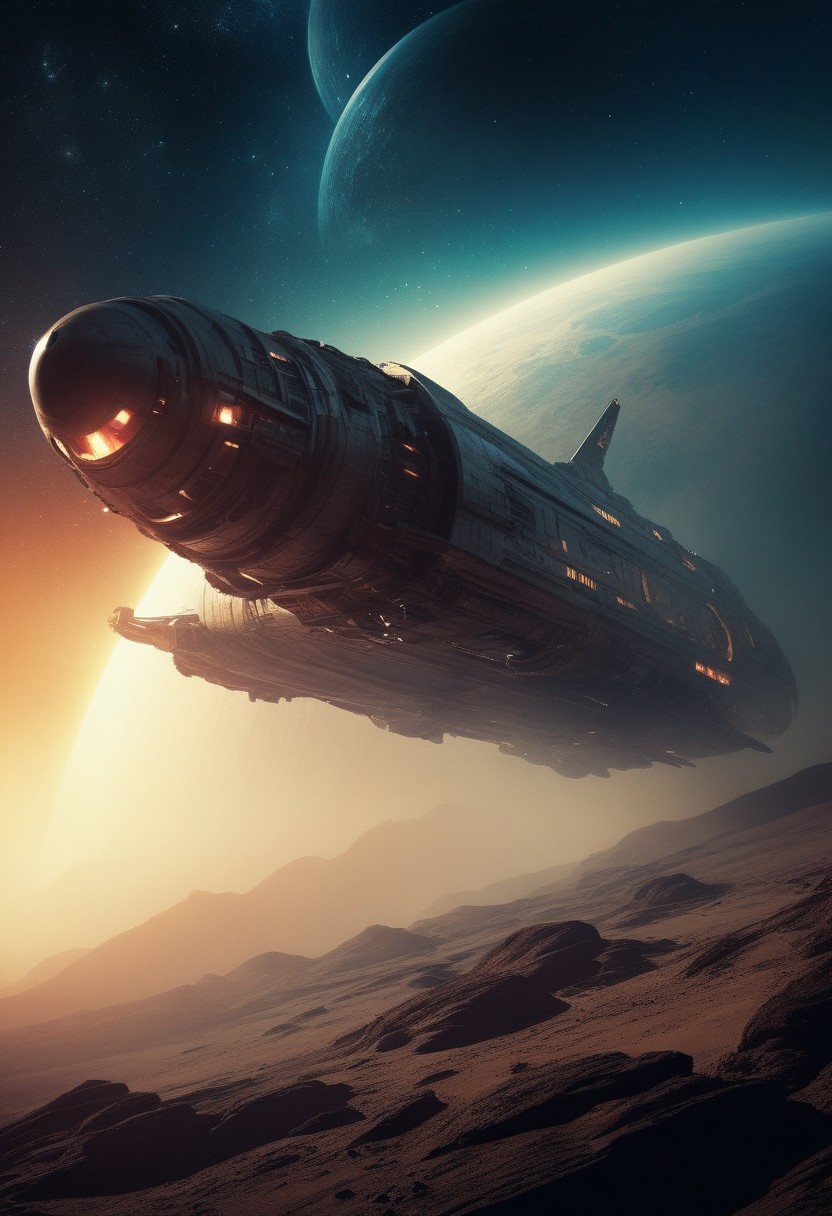 (Exterior shot of Spaceship in a galaxy:1.4) , by Ed Mell and Russ Mills,  (luminar , vivacious , masterful:1.4), poster art, bold lines, hyper detailed, expressive,  award winning,  (scenery:1.4), (intricate details, masterpiece, best quality:1.4),
ring light , looking at viewer, dynamic pose, wide angle view,
atmospheric haze, Film grain, cinematic film still, highly detailed, high budget, cinemascope, moody, epic, OverallDetail, gorgeous, 2000s vintage RAW photo, photorealistic, color graded cinematic, eye catchlights, atmospheric lighting, skin pores, imperfections, natural, shallow dof,