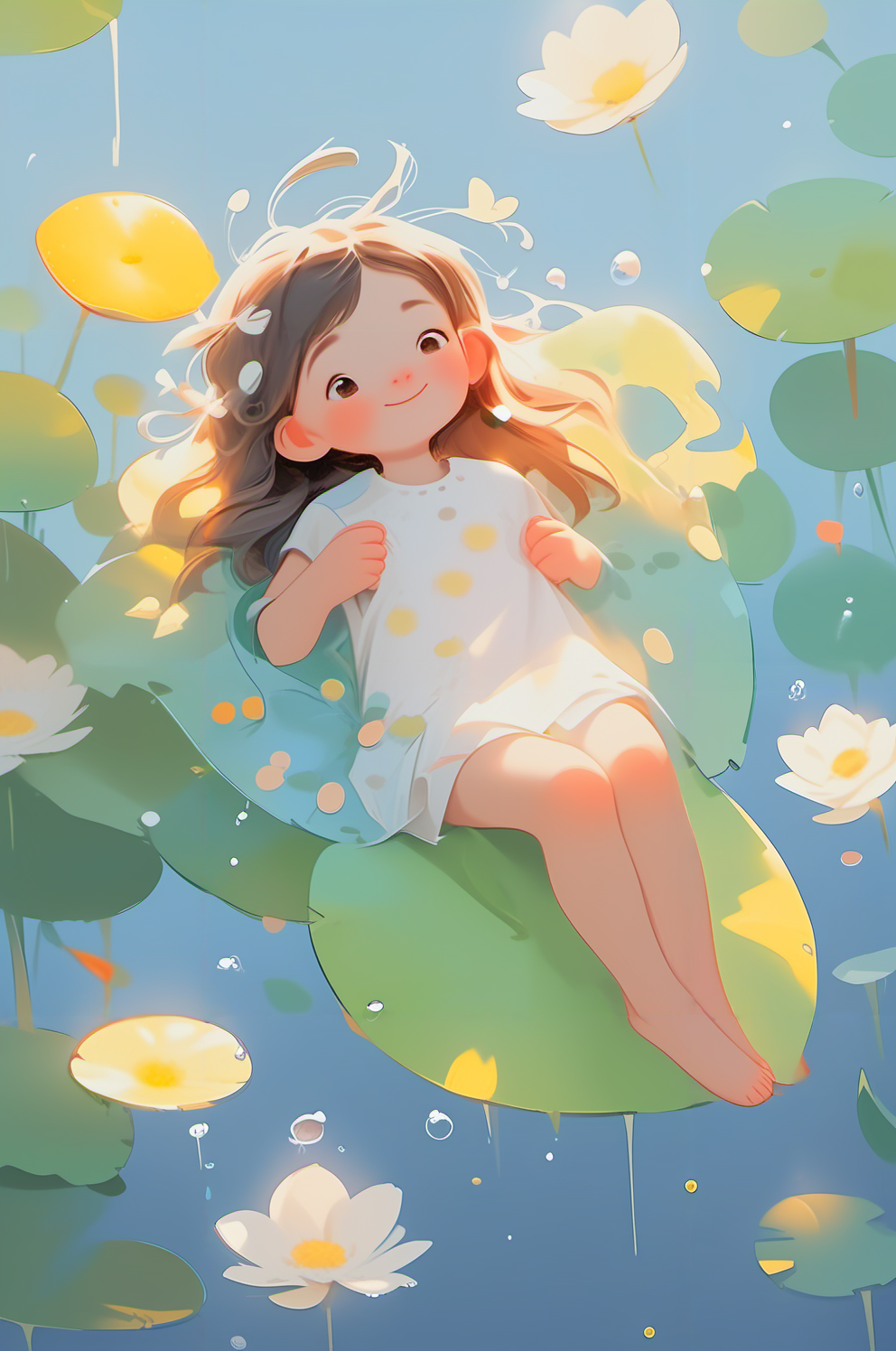 ((in style of Lucy Grossmith)),(abstract art:1.5),(official wallpaper),1girl,cure lovely,dreamlike,(crazy_smile),dynamic pose,vigoroth,sketch,close-up,looking_at_viewer,depth of field,liubai,minimalism,abstract,Doodle sketch,cuteg,simple background,Volumetric Lighting,dynamic angle,floating white silk,((water drops)),wet clothes,((beautiful detailed water)),((floating)),dynamic angle,