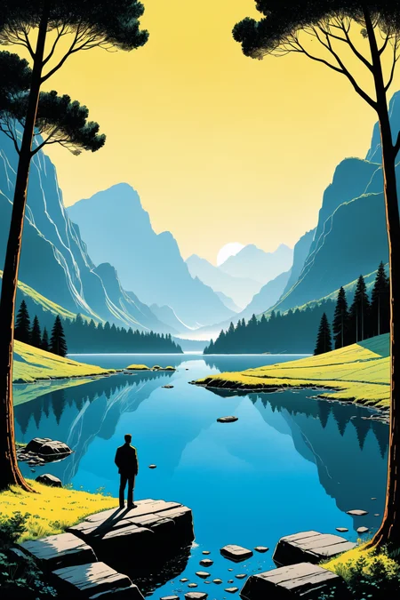 by teamLab and Pentti Sammallahti,  comic book illustration <lora:comic_book_illustration:2.00>  <lora:more_art:0.30> <lora:RMSDXL_Enhance:0.45> <lora:RMSDXL_Creative:0.45> <lora:RMSDXL_Photo:0.45> <lora:RMSDXL_Darkness_Cinema:0.45> <lora:clothing_slider:0.00> <lora:great_lighting:1.00> <lora:aesthetic:1.00> <lora:looking_at_viewer:1.00> <lora:photorealistic_portrait_v2:0.25> <lora:attractive_v2:0.10> <lora:extremely_detailed_v2:0.25> <lora:add_detail:0.75> <lora:perfect_eyes:0.25> <lora:perfect_hands:0.50>