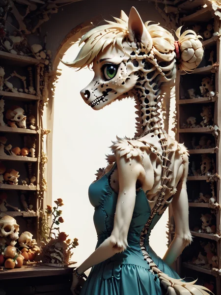 score_9, score_8_up, score_7_up, score_6_up, 1 girl, portrait, Applejack \(mlp\), anthro pony, tail, dress, boneswm, <lora:Bones_World_Morph:1.2>, <lora:Anime Summer Days 2 Style SDXL_LoRA_Pony Diffusion V6 XL:0.5> <lora:Realistic000003_1_2.5DAnime_0.05_Merge1:0.5> <lora:MegaFluffyPony:0.5> MegaFluffyPony, furry, fluffy