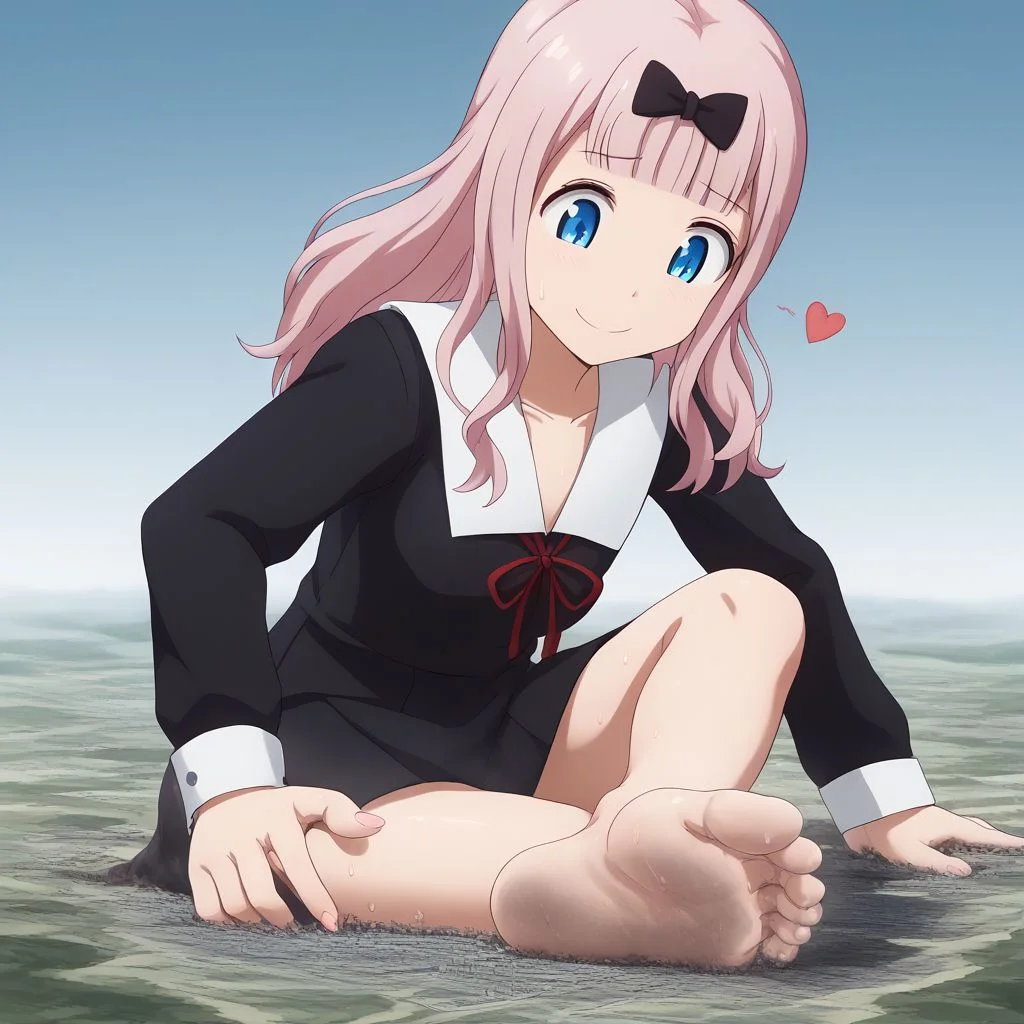 score_9, score_8_up, score_7_up, score_6_up, macro, giga macro, giantess,( 1girl:1.5), solo, solo focus,
(chika fujiwara, long hair, bangs, blue eyes, bow, pink hair, hair bow, blunt bangs, black bow, long sleeves, dress, ribbon, school uniform, collarbone, black dress, sailor collar, white sailor collar, red ribbon, neck ribbon, shuuchiin academy school uniform, bare legs, barefoot, looking down, sweating:1.3),
(cute female, love:1.5), (shy:1.2), (smile:1.2), blushing, happy, 1girl, perfect feet, feet, looking down, long fingernails, long toenails, (sweat, sweaty, very sweaty:1.5), (dirty feet, floating hearts:1.3),
extreme detail, realistic, realism, masterpiece, perfect lighting, bloom, cinematic lighting, highres, (ultra realistic, 32k, masterpiece:1.2), (high detailed skin:1.1), (high quality:1.1), bokeh, luminescent background, foreshortening, depth of field,
sunny blue sky background, destruction, landscape dwarfing, cities, landscape, mass destruction, trail of destruction,