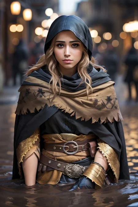 masterpiece,
1 male bandit, solo,
NoBitches,
detailed portrait ,
partially submerged into quickand
sharp focus, bokeh background