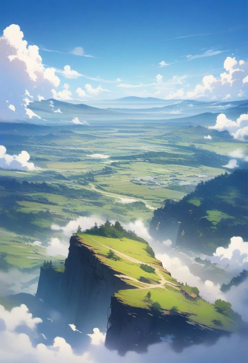 landscape, overview, bluesky,