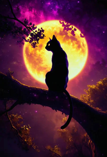 realistic, score_9, score_8_up, score_7_up, masterpiece, best quality, glowing, surreal night scene, silhouette of a cat sitting on a tree branch, crescent moon in the sky, purple hues, starry night, dreamlike atmosphere, glowing edges, mystical, high contrast, ethereal light, detailed textures, whimsical, detailed background, max details, midjourneyv6.1
Thermography, glowing body, glowing skin, thermo