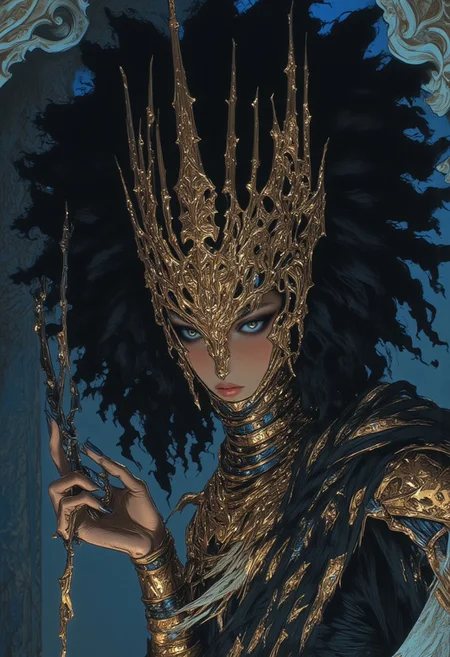 "That is a harpy from the Xardoon Sea. Very few remain. They are partial to the flesh of drowned sailors, and when a ship is doomed they come to keep vigil." 