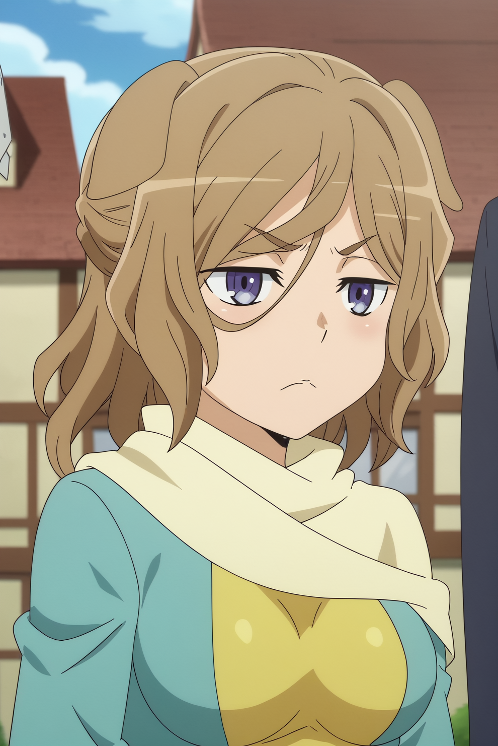 Naza Ersuisu, anime screencap <lora:Danmachi-Naza_Ersuisu-PDXL:0.8>