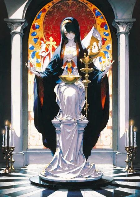 by wanke
, by yogisya,
baby jesus
masterpiece, best quality, high quality, highres, absurdres, very detailed, high resolution, sharp, sharp image, 8k, vivid, colorful, stunning, anime