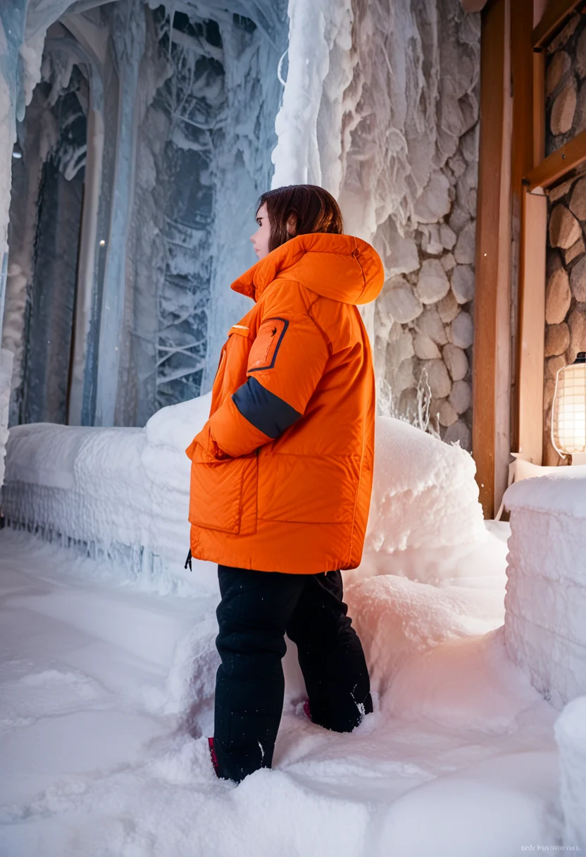 score_9, score_8_up, score_7_up, score_6_up, 1girl, 25yo, long brown hair, black snow pants, thick thighs, raw, photo, bokeh effect, absurdres, volumetric lighting, inside freezerrroom, covered in snow and ice, puffer jacket,  <lora:Polar_Parka_-_Pony:1>,  <lora:For_Pony_v0.2:0.7>,  <lora:FreezerRoom:1>