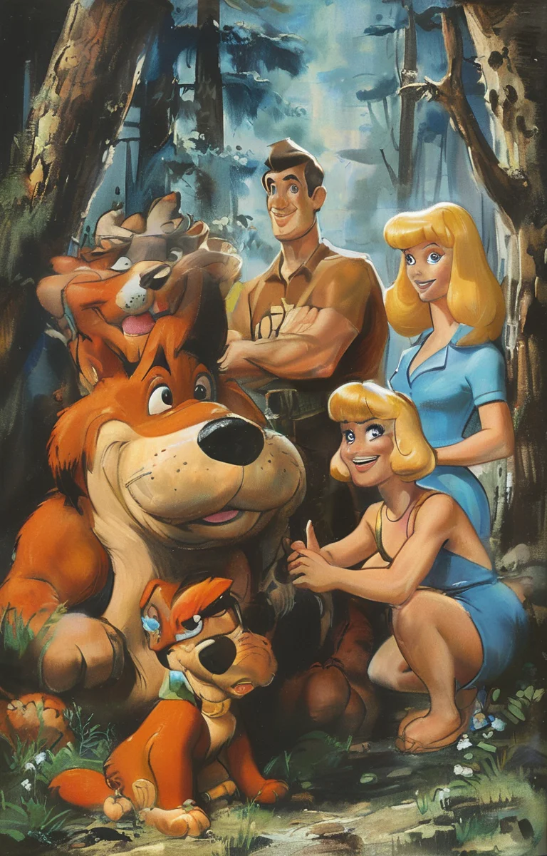 masterpiece,best quality,<lora:tbh285-sdxl:0.9>,illustration,style of Hanna-Barbera portrait of noble man