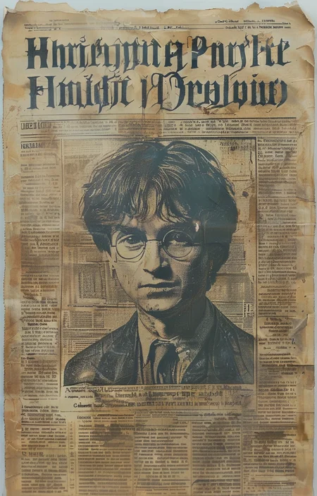 masterpiece,best quality,illustration,american newspaper front page,<lora:aninewspaper-sdxl:1>,