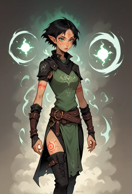 <lora:FFAnime Style Pony:0.8>,   <lora:Merrill_Dragon_age_2:0.7>