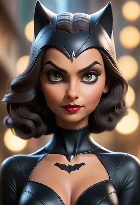 indian maharini, Selina Kyle, the enigmatic Catwoman,
<lora:epiNoiseoffset_v2:1> <lora:add_detail:1> indian woman 26 years old . shallow depth of field, vignette, highly detailed, high budget, bokeh, cinemascope, moody, epic, gorgeous, film grain, grainy<lora:Bruc3T1mm:0.6>