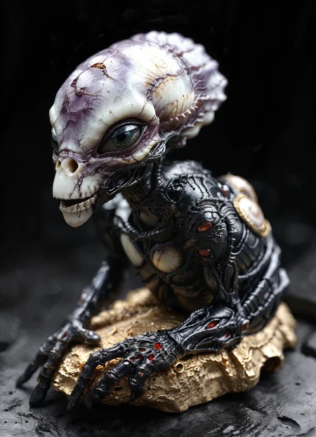 Horror-themed gemstone,jewelry alien shell,<lora:TQ_-_Everything_Is_Gemstone:1>,<lora:Desolation:0.6>,. Eerie,unsettling,dark,spooky,suspenseful,grim,highly detailed,