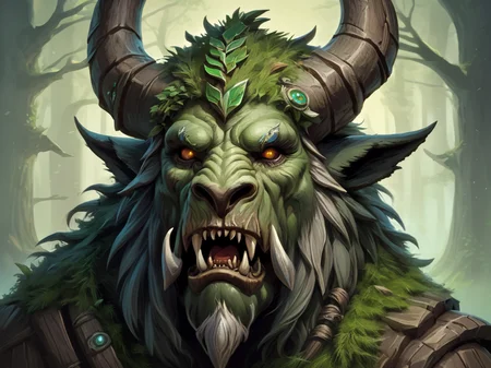 druidic beast head <lora:LoromXL_Druidic_Naturalism_v1:0.1>