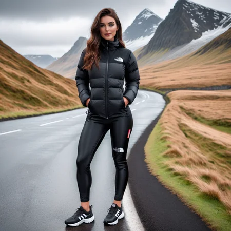 cute irish slim skinny woman wearing a spandex_leggings_jumpsuit and ((long knee length)) black tnf_nuptse jacket, hyperdetailed photography,4k textures,intricate details,4k resolution car scene
<lora:pufferdown_tnf_nuptse:0.4> <lora:sdxl_spandex_leggings_v2:0.7>