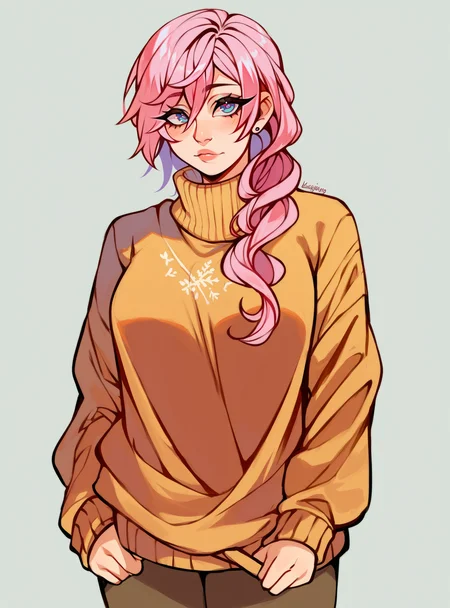zPDXL2, source_anime,
lightingxl, 1girl,solo, long hair, miniskirt, sweater,
<lora:lightningxl:1>