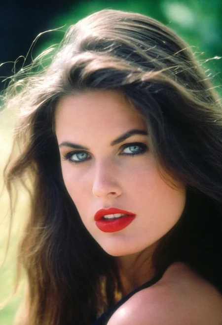 CinematicPortrait woman (analog photo) brunette provocative masterpiece outdoors, (glossy lipstick), grey eyes, (), (soft focus, depth of field, film grain), (((looking at viewer))) <lora:CinematicPortraitXL_v3:0.25> <lora:EuroBabe-v4-XL:0.35>