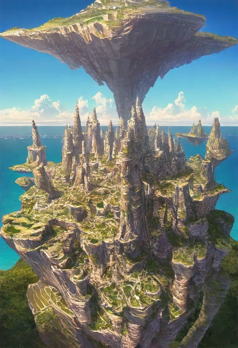 best quality, masterpiece, 8k, ultra detailed, intricate detail, realistic photography, digital painting art style, intricate details, ultra sharp, exquisite detail, vivid colors, exciting background, ultra detailed background,
BREAK,
fluorite mineral, flu0rite, iridiscent,
crystals, towers, cities, forests, ocean,
on floating island,