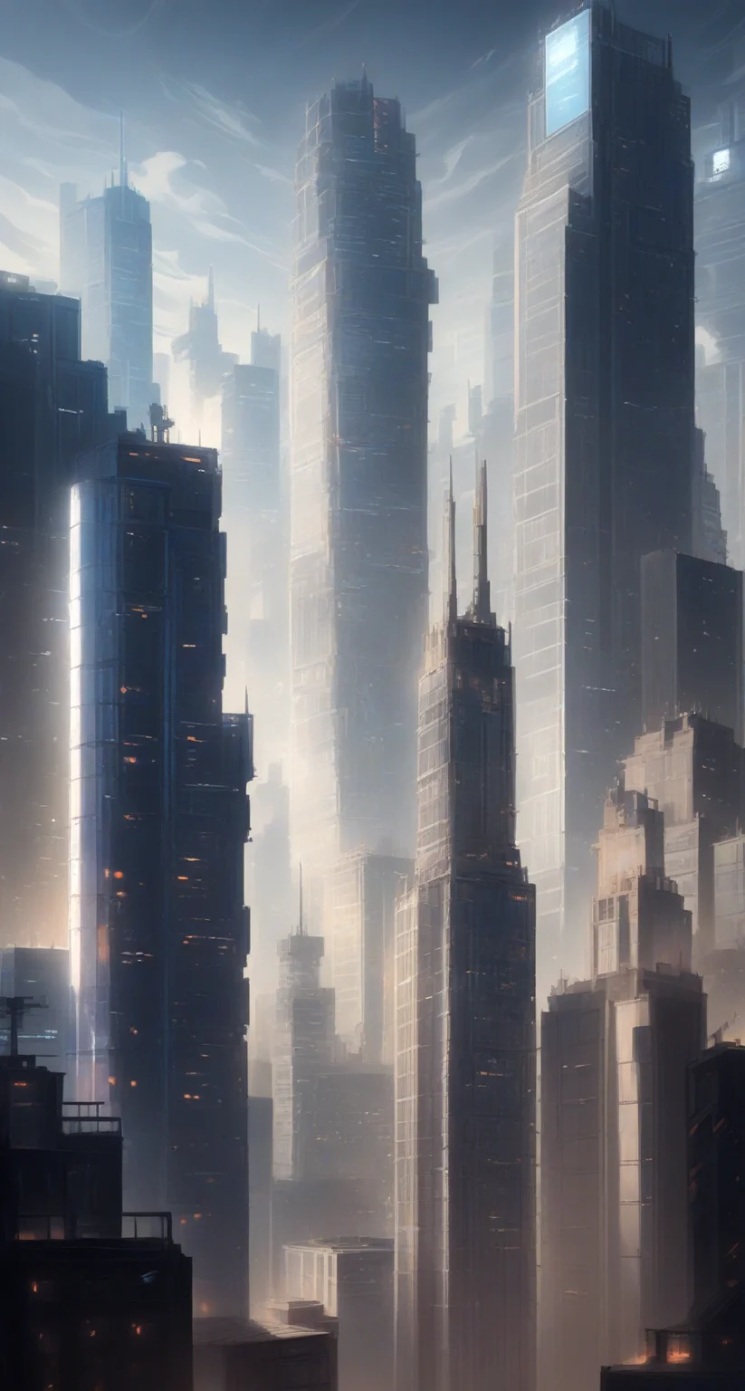 score_9, score_8_up, score_7_up,
<lora:Dystopian_Future_(Architecture)_(Pony)_(AD):0.85> Dystopian Future, monumental architecture, architecture, city, cityscape, scenery, building, skyscraper, future, scifi, science fiction, <lora:watervfx:0.35> <lora:more_details:0.35>
8K, In'ei, chiaroscuro, rim lighting, perfect depth of field shot, beautiful, sharp focus, crisp details, subsurface scattering and reflections,
wide boulevards, busy city center, large plazas, plazas, miserable haze, dark rainy overcast skies, black clouds, abysmal haze, photographic realism, buildings, skyscrapers, metropolis, 8K CGI render, oppressive scale of architecture, black titanium, science fiction masterpiece, dark buildings and skyscrapers, dark oppressive sky, black skyscrapers, dark grey skyscrapers, black titanium skyscrapers, supertall skyscrapers, holograms, holographic monument, scifi, super scale skyscrapers and buildings, dystopia, dystopian, sheer concrete, irregularly shaped buildings and skyscrapers, sheer skyscraper wall, authoritarian, plutonian, dark picture, dark future, dark scifi, building size play, skyscrapers with few windows or glass sides, skyscrapers and buildings made of matte textured dark concrete and metal, micro sized windows,
BREAK zPDXL, zPDXLxxx, <lora:sdxl_lightning_8step_lora:0.4> <lora:detailed_notrigger:0.5>