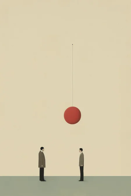 <lora:Alessandro Gottardo style:1>Alessandro Gottardo style - collaged minimalist depiction of nothing