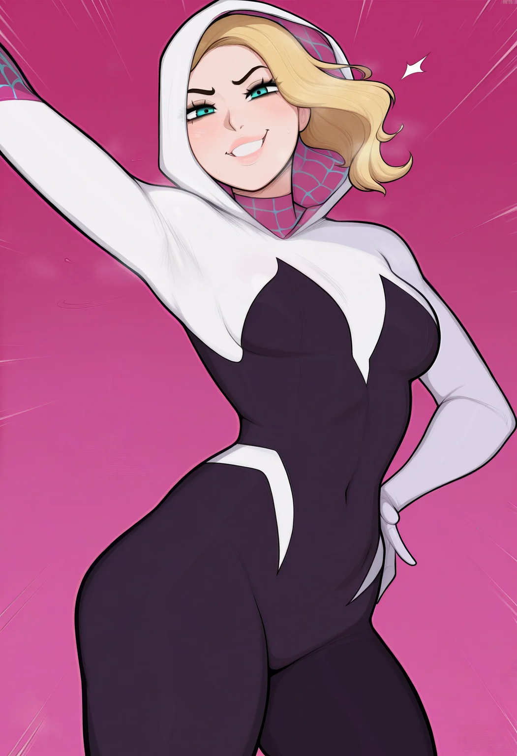 1girl, solo, gwen stacy,
masterpiece, best quality, <lora:afrobull-guy90-Illust-Lycorisv1:1>, afbul