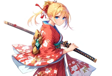 score_9_up score_8_up score_7_up, 1girl, battoujutsu, looking at viewer, standing, kimono, simple background, japanese clothes, bow, from side
<lora:battoujutsu_stance_24retry_pony_rework_final_svd_d8:1>